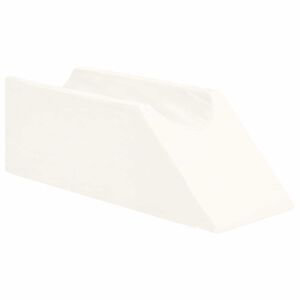 vidaXL Koja pagalvė 68 x 25 x 21,5 cm Tvirtas PU putos Balta