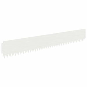 vidaXL Vejo kra&scaron;tas 20 pcs 103 x 15 cm Plienas Balta