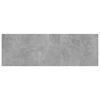 vidaXL Knygų lentynos plok&scaron;tės, 4vnt., betono pilkos, 60x20x1,5cm, MDP