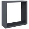 vidaXL Stovas malkoms, antracito spalvos, 100x40x100cm, plienas