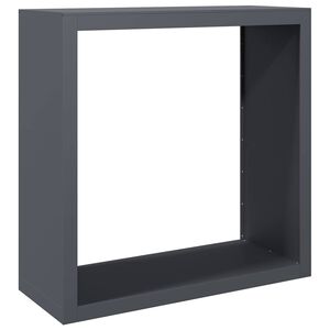 vidaXL Stovas malkoms, antracito spalvos, 100x40x100cm, plienas