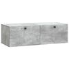 vidaXL Sieninė TV spintelė Betono pilka 98 x 41 x 30 cm