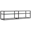 vidaXL TV spintelė, balta marmuro, 160x40x40,5cm, grūdintas stiklas