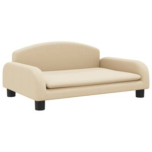 vidaXL Vaiki&scaron;ka sofa, kreminės spalvos, 70x45x30cm, audinys