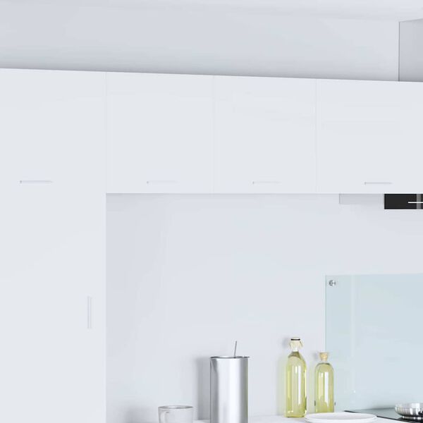 vidaXL Pakabinama spintelė su saugykla 2 pcs Balta 40 x 31 x 40 cm