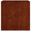 vidaXL Lovelis, 80x40x80cm, Corten plienas