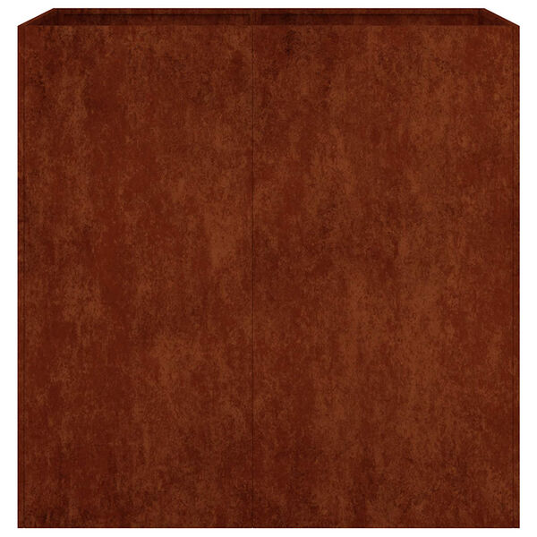 vidaXL Lovelis, 80x40x80cm, Corten plienas