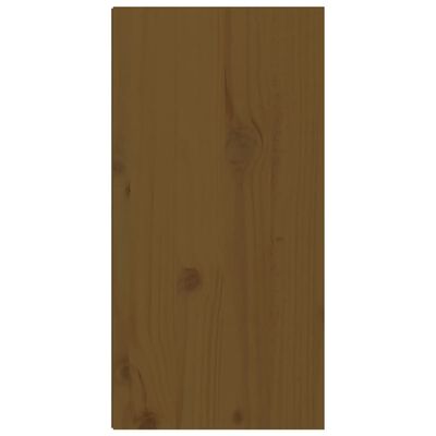 vidaXL Sieninės spintelės, 2vnt., medaus rudos, 30x30x60cm, pušis