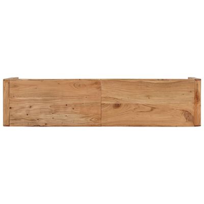vidaXL Suoliukas, 160x38x45cm, akacijos medienos masyvas