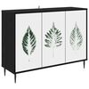 vidaXL Kabalas HANAU Juodojo ąžuolo 102 x 33 x 76 cm Apdirbta mediena