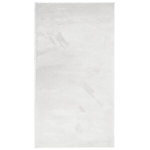 vidaXL Kilimas OVIEDO, pilkos spalvos, 60x110cm, trumpi &scaron;ereliai