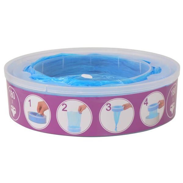 vidaXL Angelcare Diaper Genie papildymo kasetės, 3 vnt.