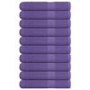 vidaXL Pirties rankšluosčiai, FROGN, 10 vnt., violetiniai, 80x200 cm, 360 g/m²