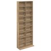 vidaXL CD spinta Artisano ąžuolo 65 x 23,5 x 175 cm Apdirbta mediena