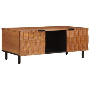 vidaXL Kavos staliukas Ruda 100 x 54 x 40 cm Kietas mango medis