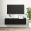 vidaXL TV spintelių komplektas 2 pcs Juoda 60 x 30 x 30 cm