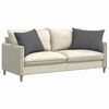 vidaXL Sofa Pagalvės 2 pcs Tamsiai pilka 70 x 50 cm audinys