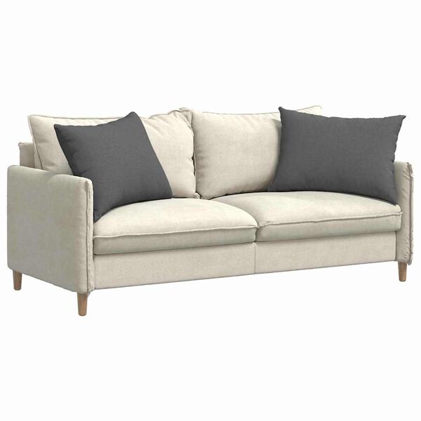 vidaXL Sofa Pagalvės 2 pcs Tamsiai pilka 70 x 50 cm audinys
