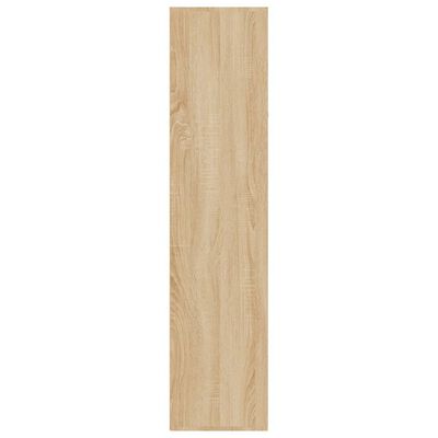 vidaXL Knygų/šoninė spintelė, ąžuolo, 66x30x130cm, apdirbta mediena