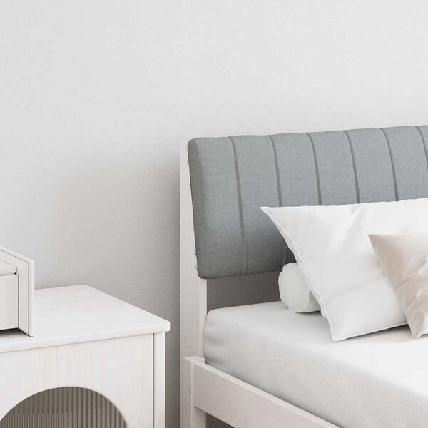 vidaXL Apmu&scaron;ta lovos galvūgalis &Scaron;viesiai pilka 180 cm