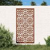 vidaXL Sodo sienos dekoracija, 105x55cm, corten plienas