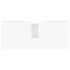 vidaXL Vonios kambario spintelė, balta, 80x33x60cm, apdirbta mediena