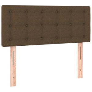 vidaXL Galvūgalis, tamsiai rudos spalvos, 80x5x78/88cm, audinys