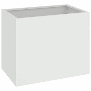 vidaXL Sodo vazonas Balta 50 x 32 x 40 cm &Scaron;altai valcuotas plienas