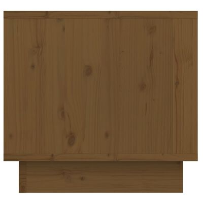 vidaXL Naktinės spintelės, 2vnt., medaus rudos, 35x34x32cm, pušis