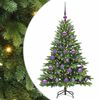 vidaXL Dirbtinė Kalėdų eglutė su 150 LED Žalia 120 cm PE ir PVC