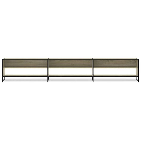 vidaXL Televizoriaus spintelė, ąžuolo, 270x40x46cm, apdirbta mediena