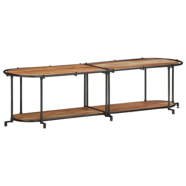 vidaXL Televizoriaus spintelė, 160x42x40cm, akacijos medienos masyvas