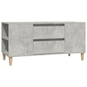 vidaXL Televizoriaus spintelė, betono pilka, 102x44,5x50cm, mediena