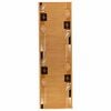 vidaXL Bėgimo kilimėlis FLORNES Austas Okra Lapai 67 x 150 cm PP 7 mm