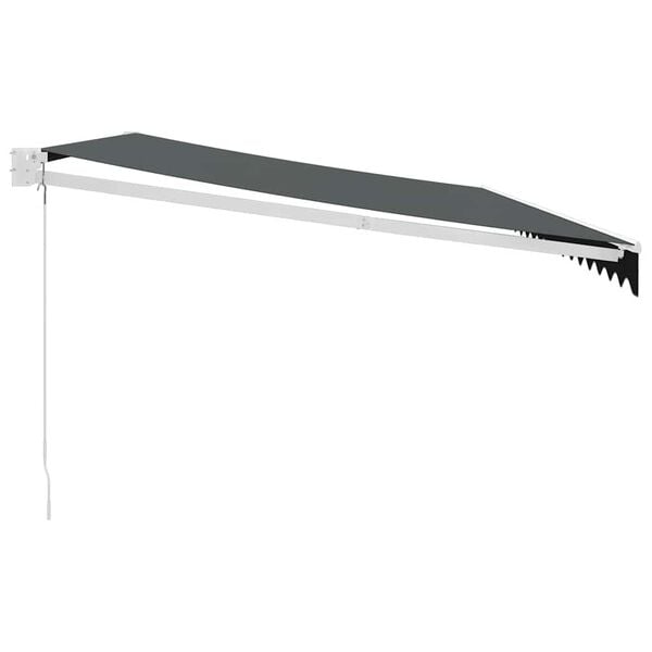 vidaXL I&scaron;traukiama markizė, antracito, 5x3m, audinys ir aliuminis