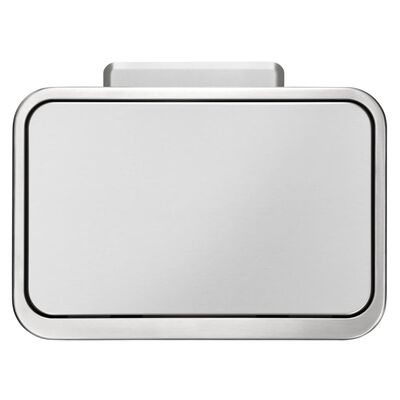 EKO Šiukšliadėžė su pedalu X-Cube, matinės sidabrinės spalvos, 45l
