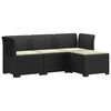 vidaXL 4 Vietų Sodo Sofa su Pagalvėlėmis Ratanų Imitacija PP Antracito