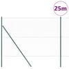 vidaXL Tvorelės stulpas Žalia 25 x 1,5 m (36 mm tinklas) Plienas