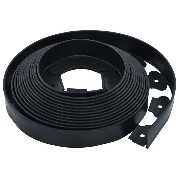 vidaXL Lankstus vejos apvadas su 30 kuoliukų, 10m, 5cm