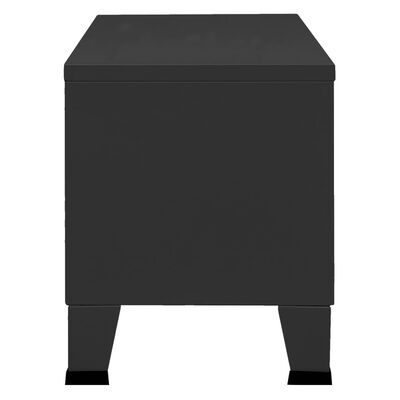 vidaXL Televizoriaus spintelė, juoda, 105x35x42cm, metalas