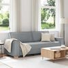 vidaXL Trivietė sofa, &scaron;viesiai pilka, 180 cm, audinys