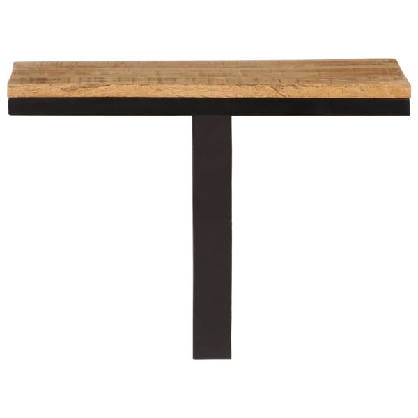 vidaXL Sieninė lentyna, 40x30x32cm, mango medienos masyvas ir geležis