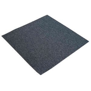 vidaXL Kilimų plytelė Mėlyna Pilka 50 x 50 cm 20 vnt. PP ir Bitumas