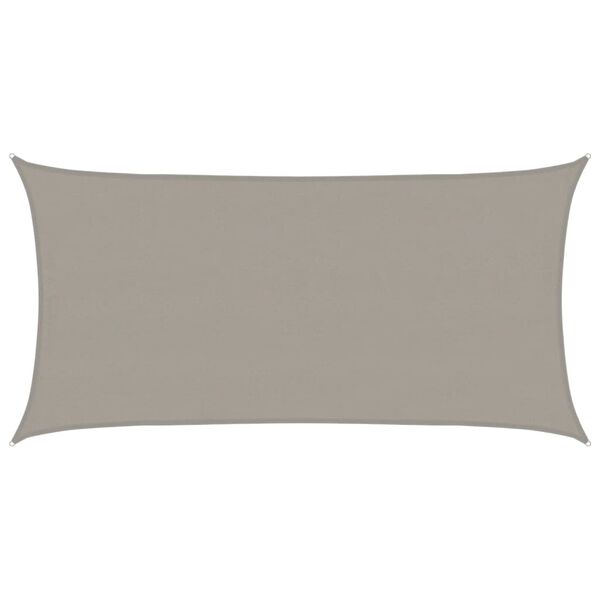 vidaXL Burė nuo saulės, &scaron;viesiai siva, 4x7m, HDPE, 160g/m&sup2;
