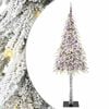 vidaXL Kalėdų eglutė su 300 LED s stovu Balta 210 cm PE ir Plienas
