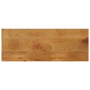 vidaXL Stalvir&scaron;is, 80x20x2,5cm, mango medienos masyvas, stačiakampis