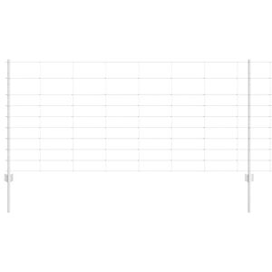 vidaXL Lauko laukinė tvora su stulpais 25 x 1 m Galvanizuotas plienas