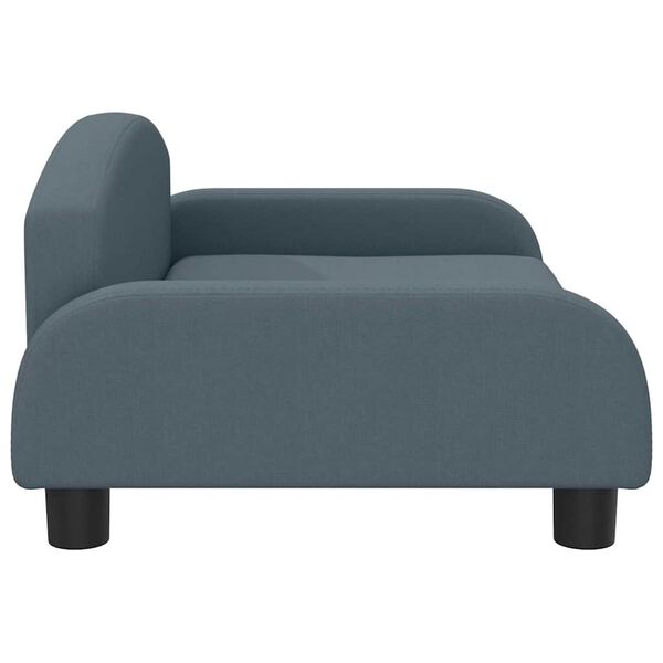 vidaXL Vaiki&scaron;ka sofa, tamsiai pilkos spalvos, 70x45x30cm, audinys