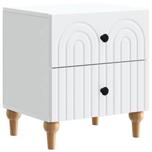 vidaXL &Scaron;alia lovos spintelė Balta 43 x 34,5 x 48 cm Apdirbta mediena