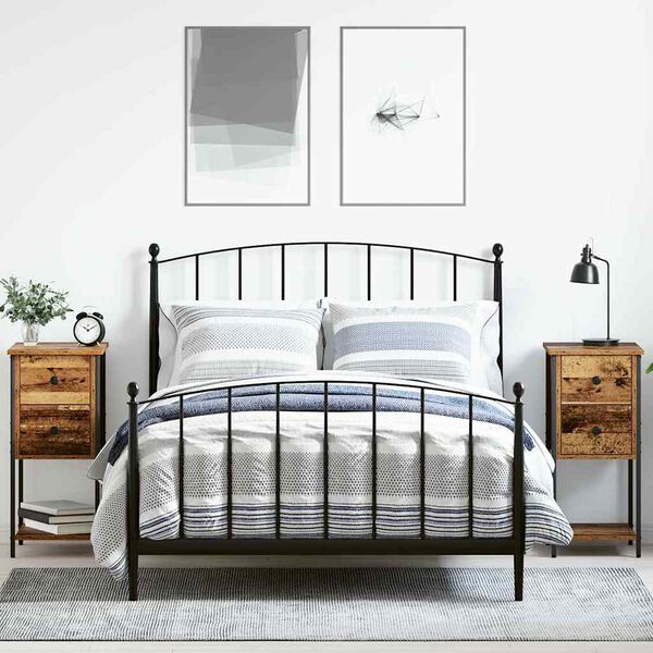 vidaXL &Scaron;alia lovos spintelė 2 pcs Sena mediena 32 x 42 x 70 cm